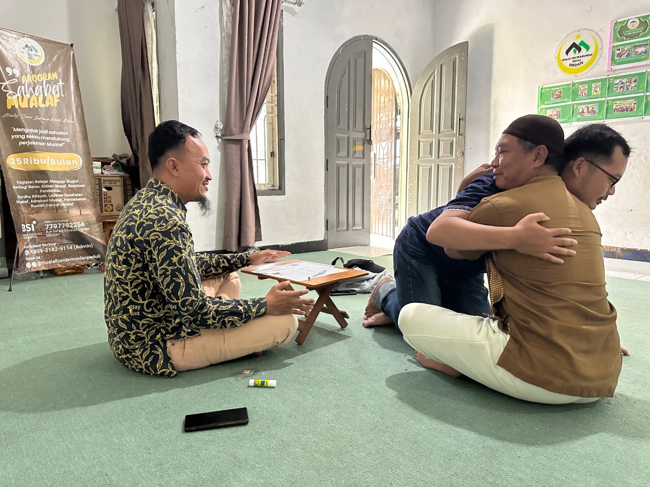 Proses syahadat Chandra Simamora di Mualaf Center Medan