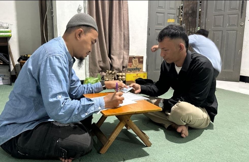 Potret syahadat Bang Dira mualaf asal Sidikalang di Medan